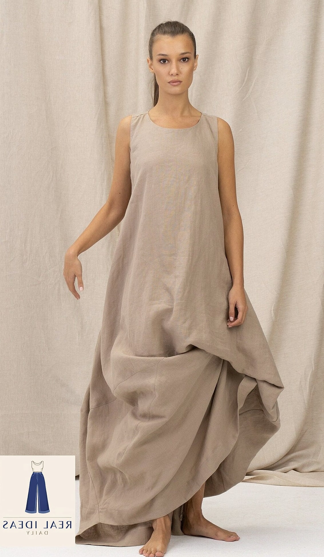 The Effortless Linen Maxi for Weekend Errands