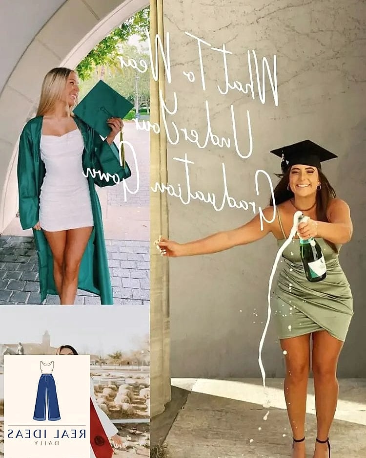 25 Graduation Dress Outfit That Are Absolutely Stunning 11 Emerald Green Wrap Dress for a Bold Statement