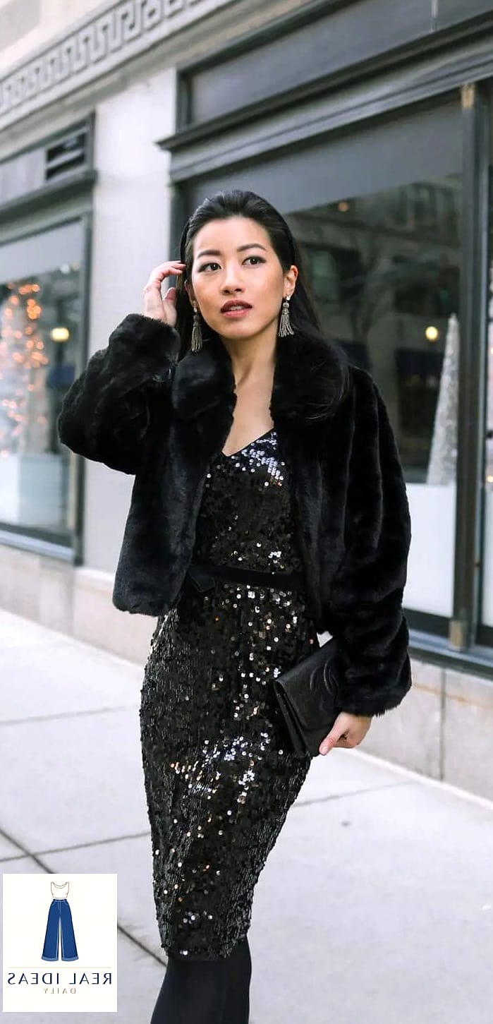 Faux Fur Stole for Holiday Glam