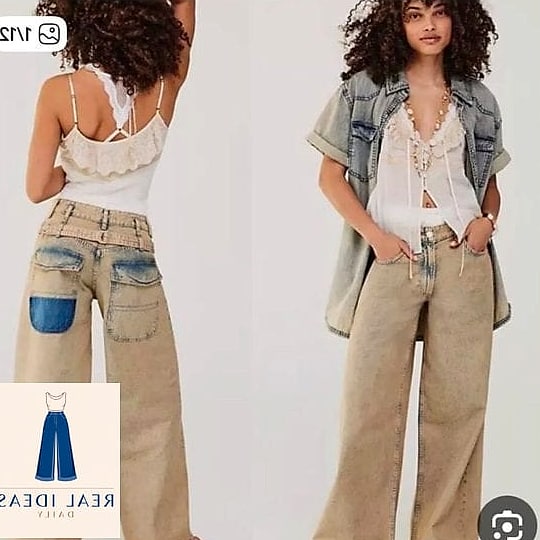 Free People Old West Baggy Jean