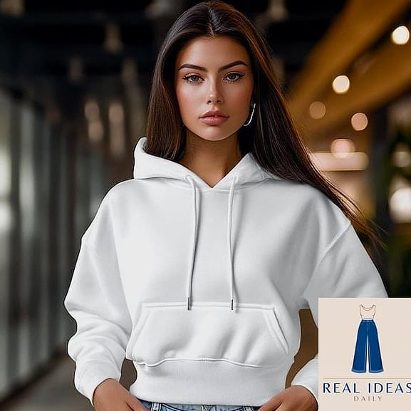 Fully Coordinated White Hoodie Set