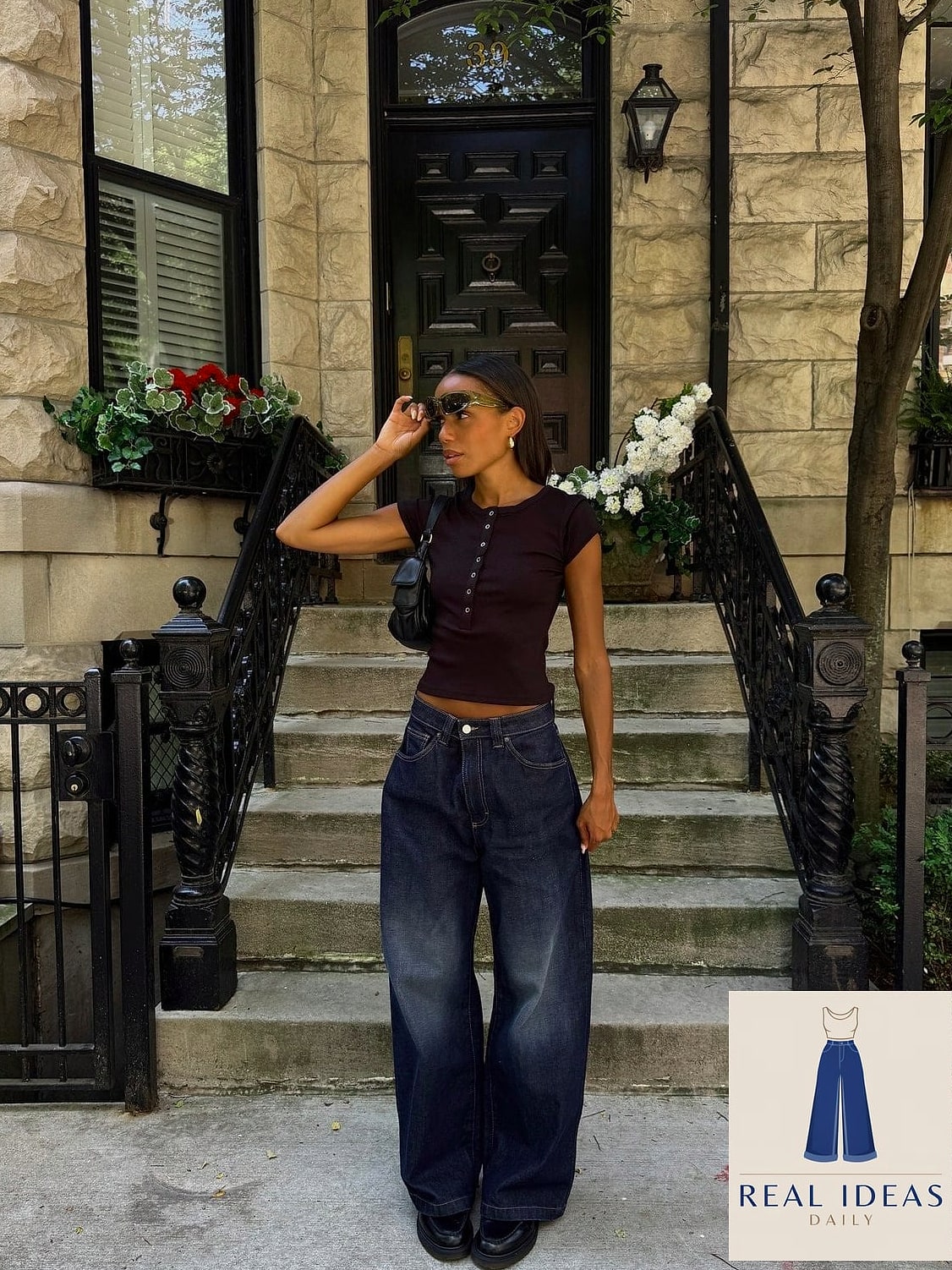GOING MONOCHROME WITH BAGGY JEANS