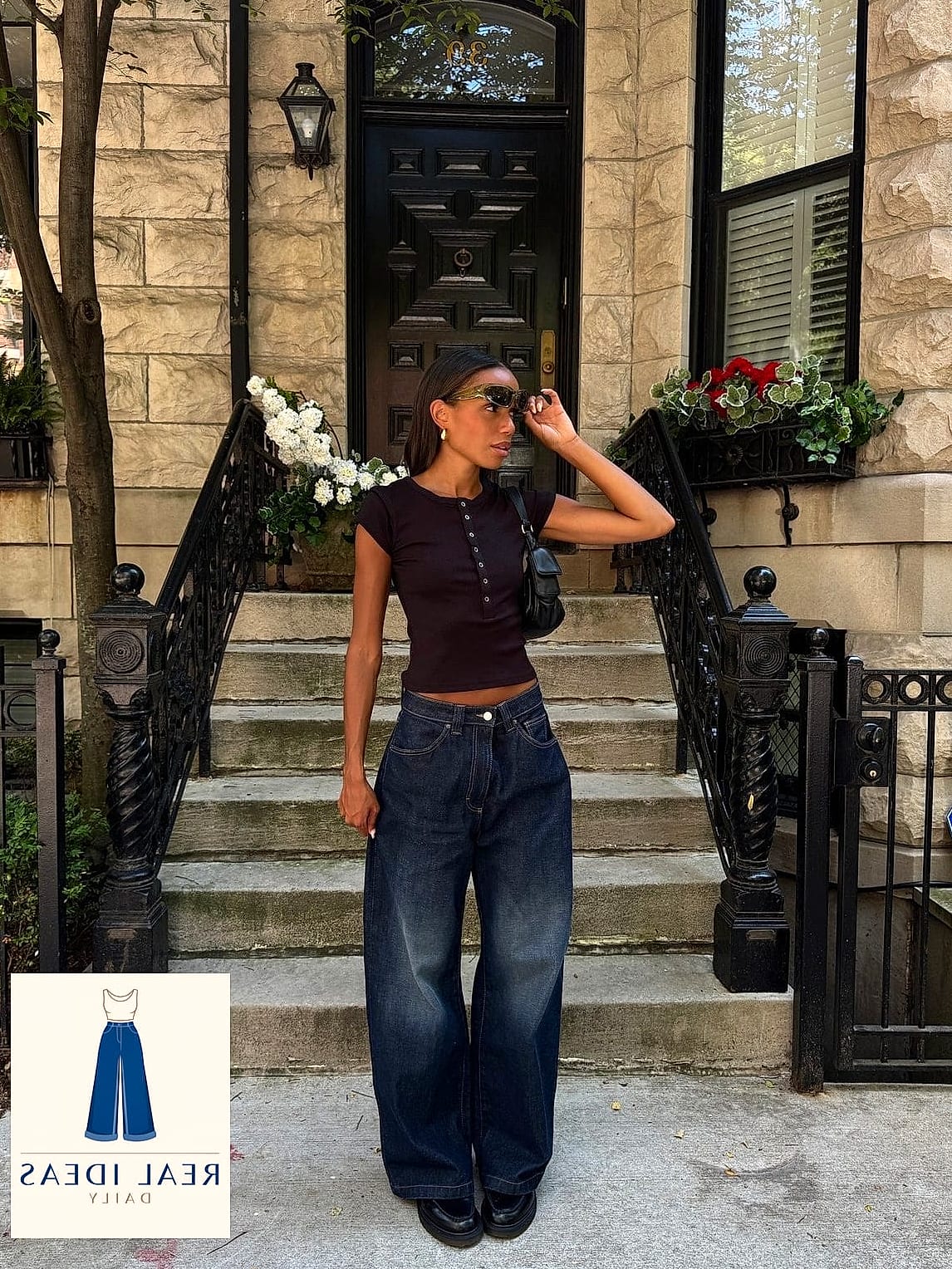 GOING MONOCHROME WITH BAGGY JEANS