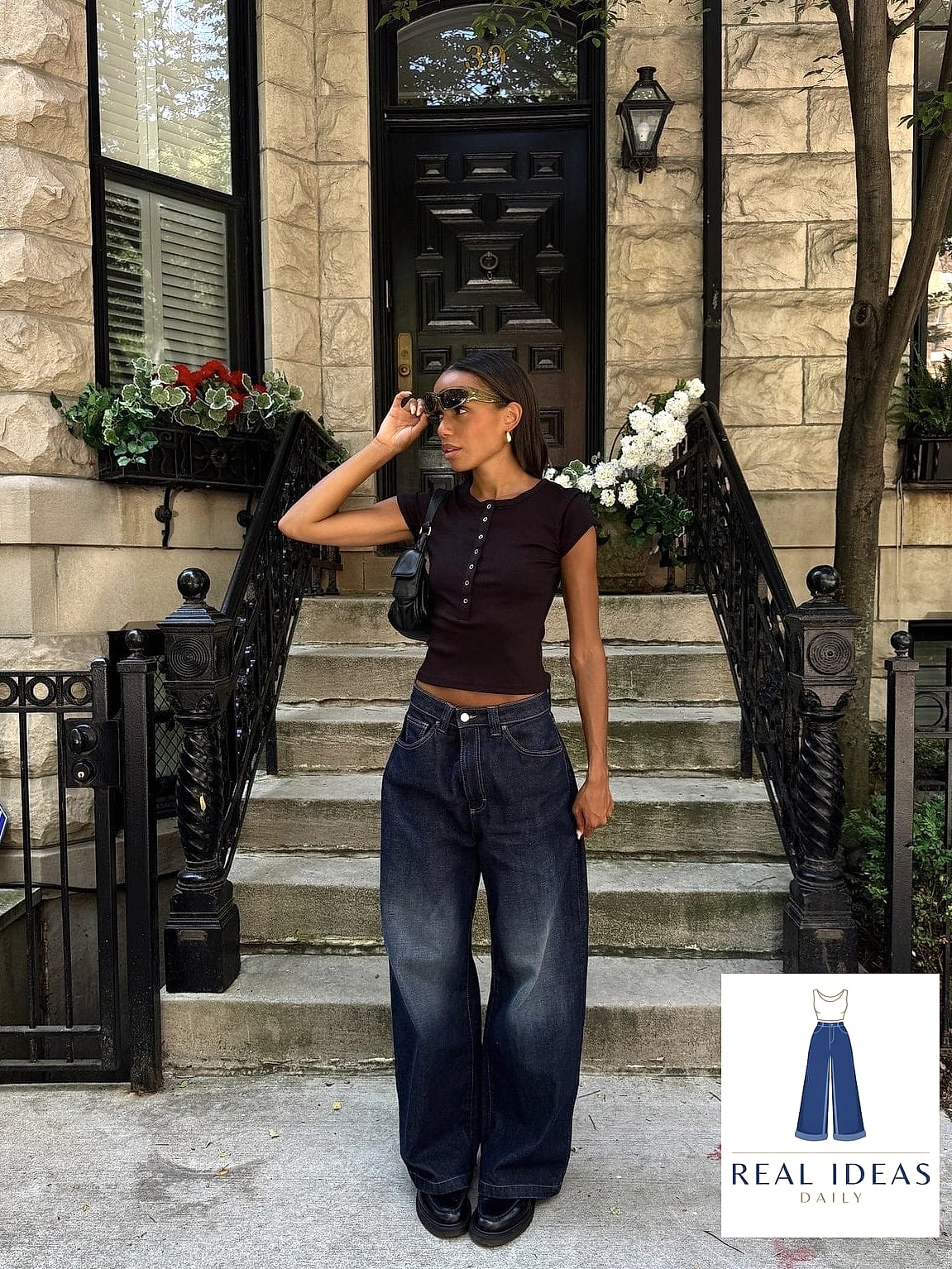 GOING MONOCHROME WITH BAGGY JEANS