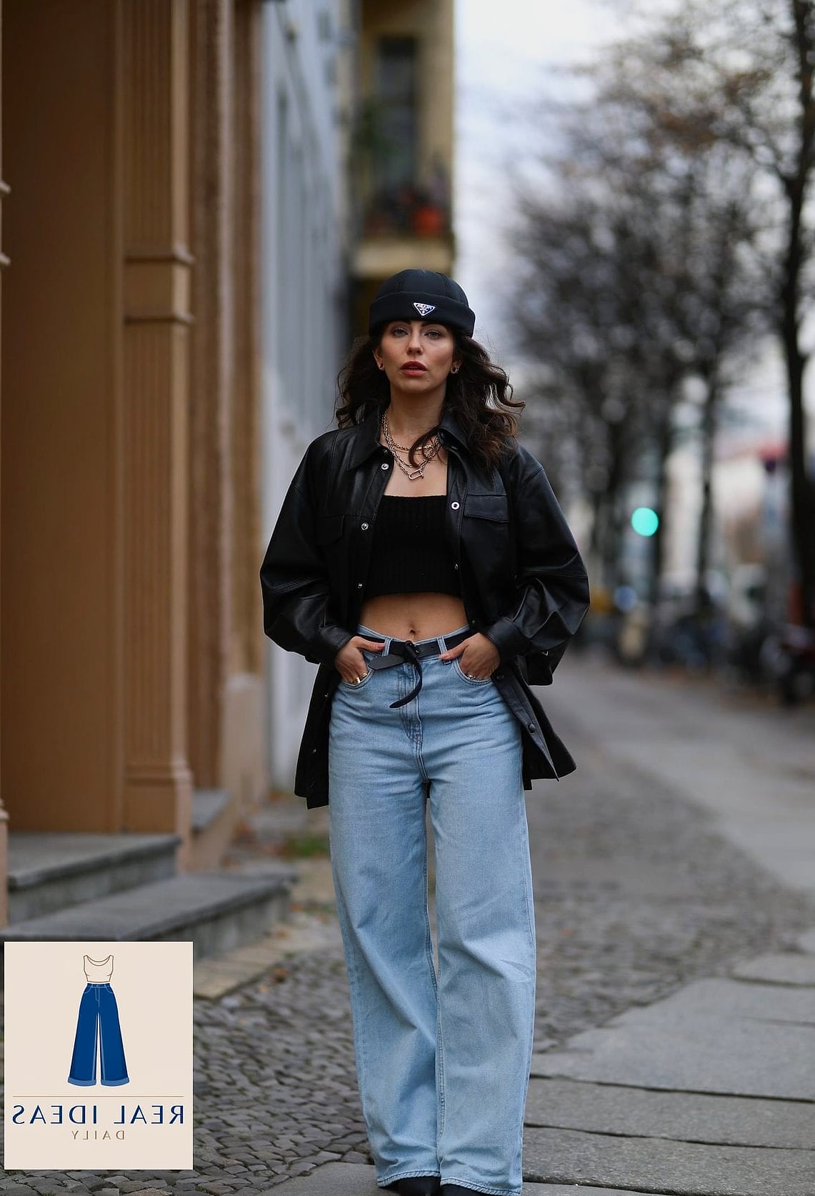 GOING MONOCHROME WITH BAGGY JEANS