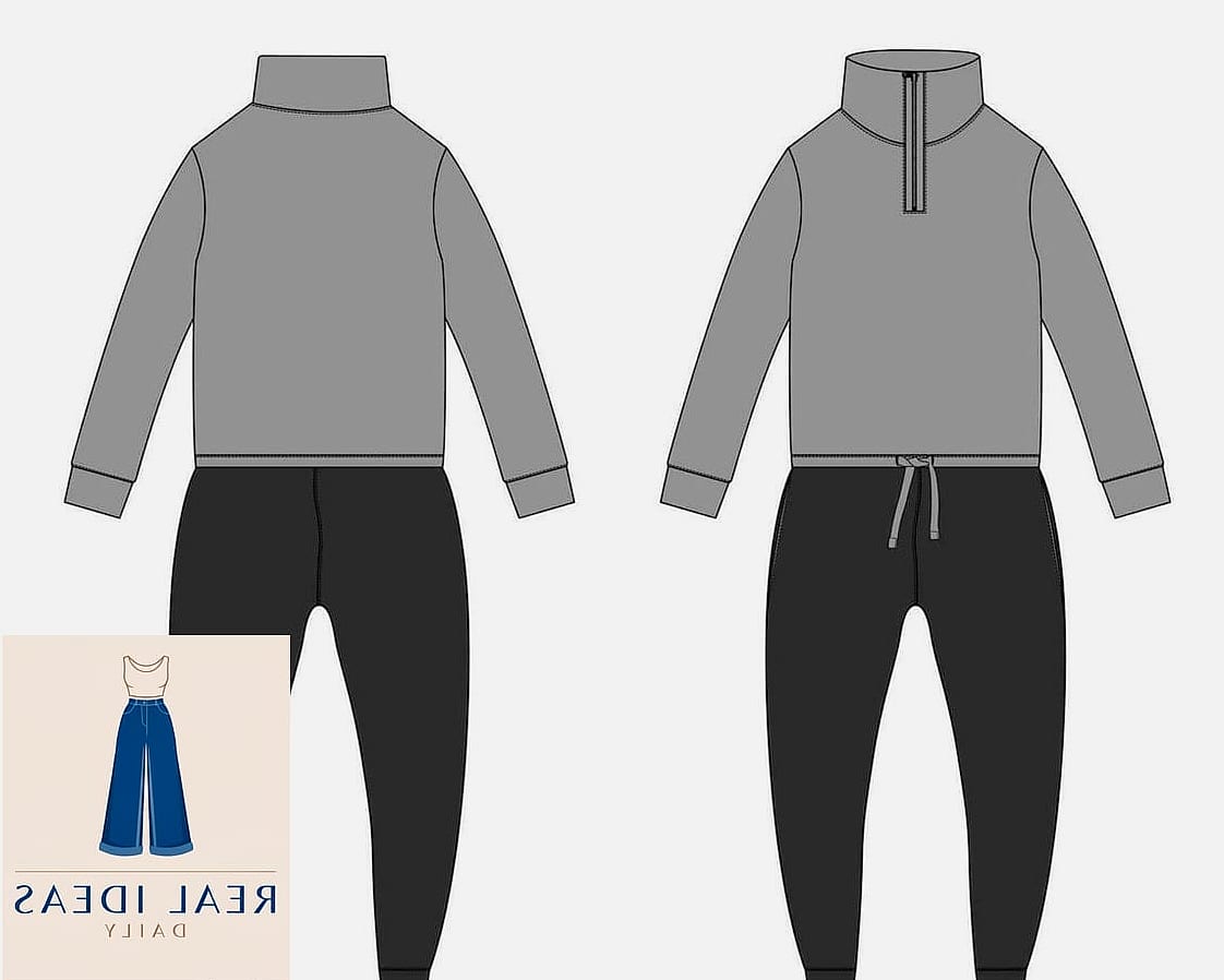 30 Grey Sweatpants Outfit You'll Want to Screenshot Immediately 7 Grey sweatpants with a bodysuit