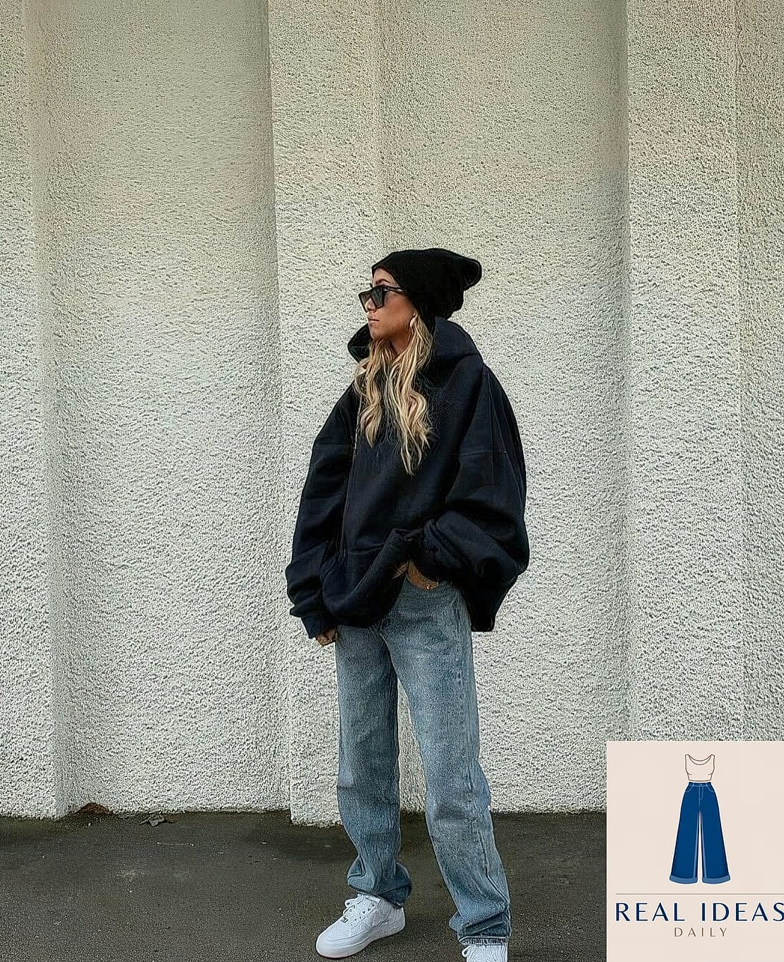 Hoodie With Plaid or Houndstooth Pants