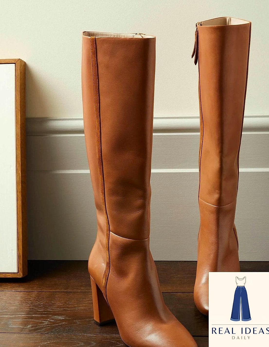 Knee-High Boots Over Skinny Jeans