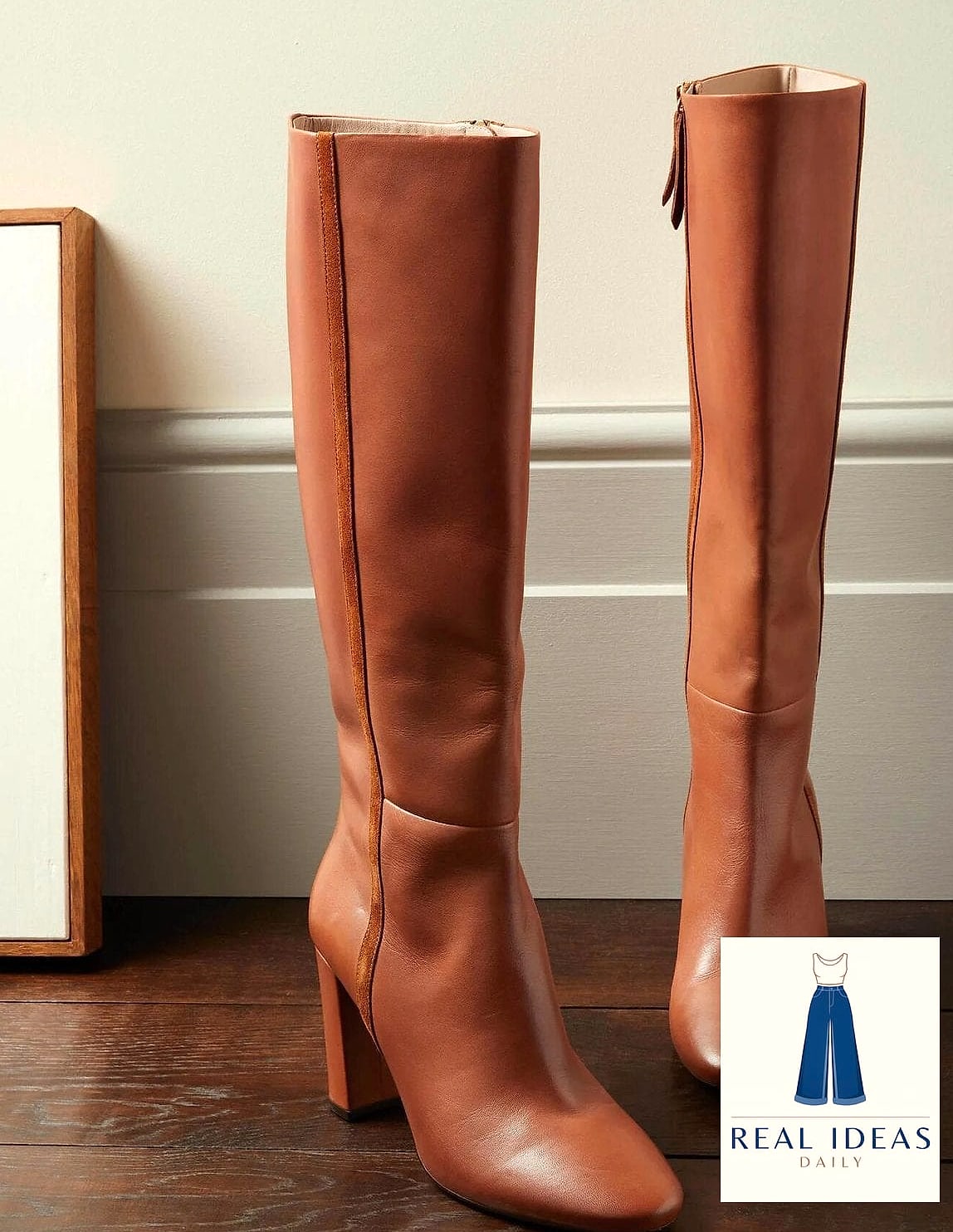 Knee-High Boots with a Trench Coat