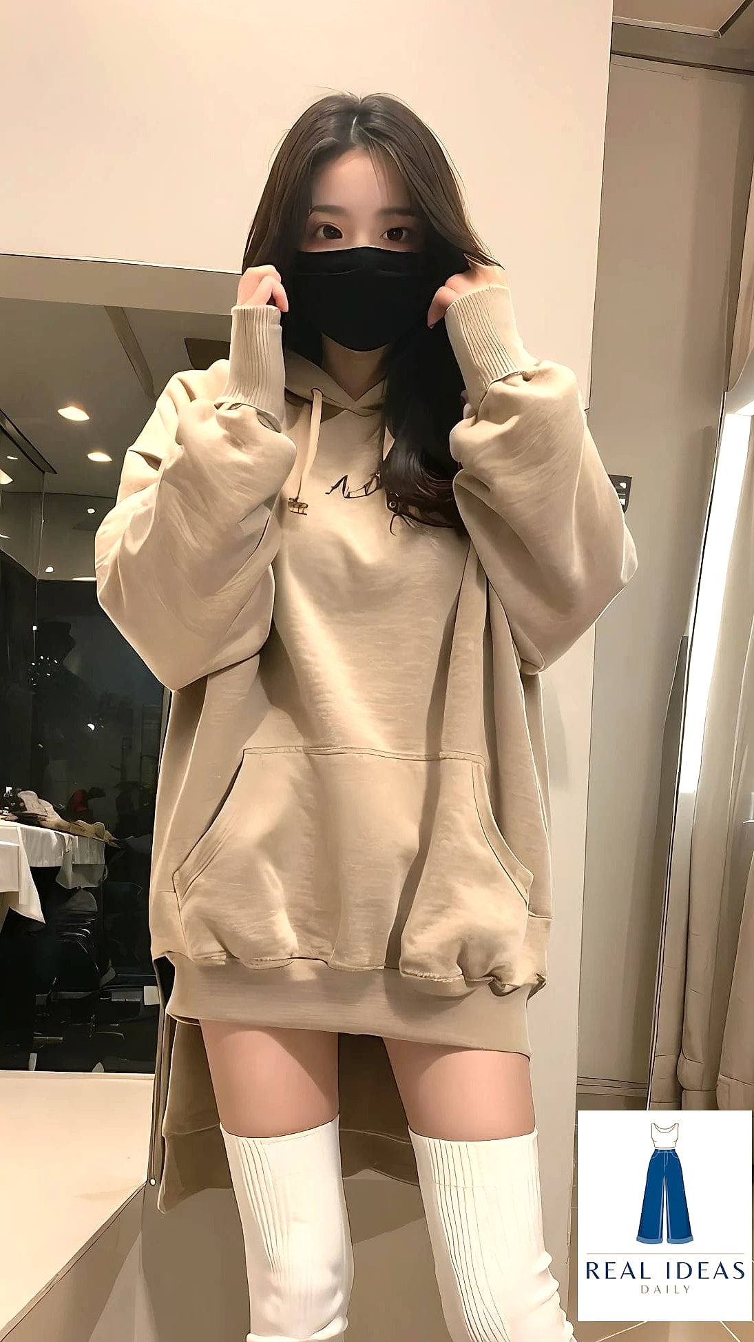 With Knee-High Boots