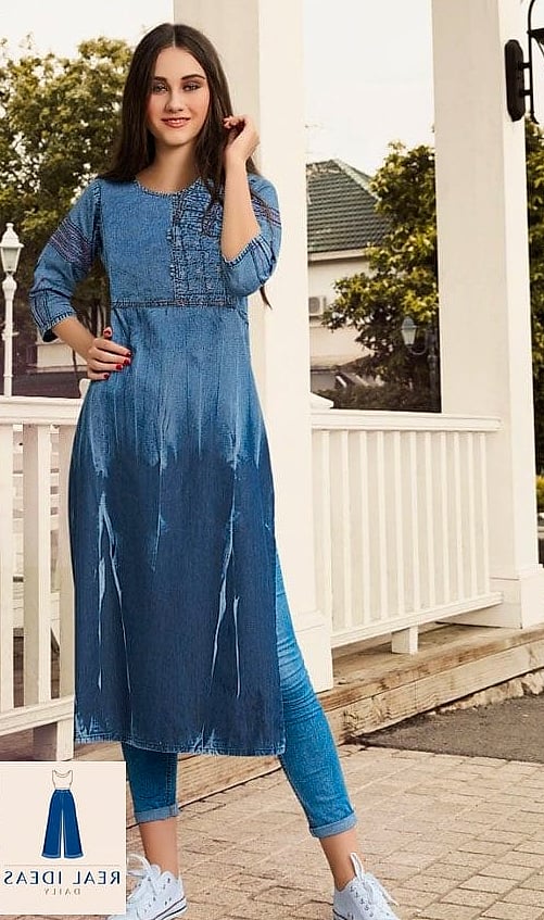 Kurta With Baggy Jeans and a Bucket Hat