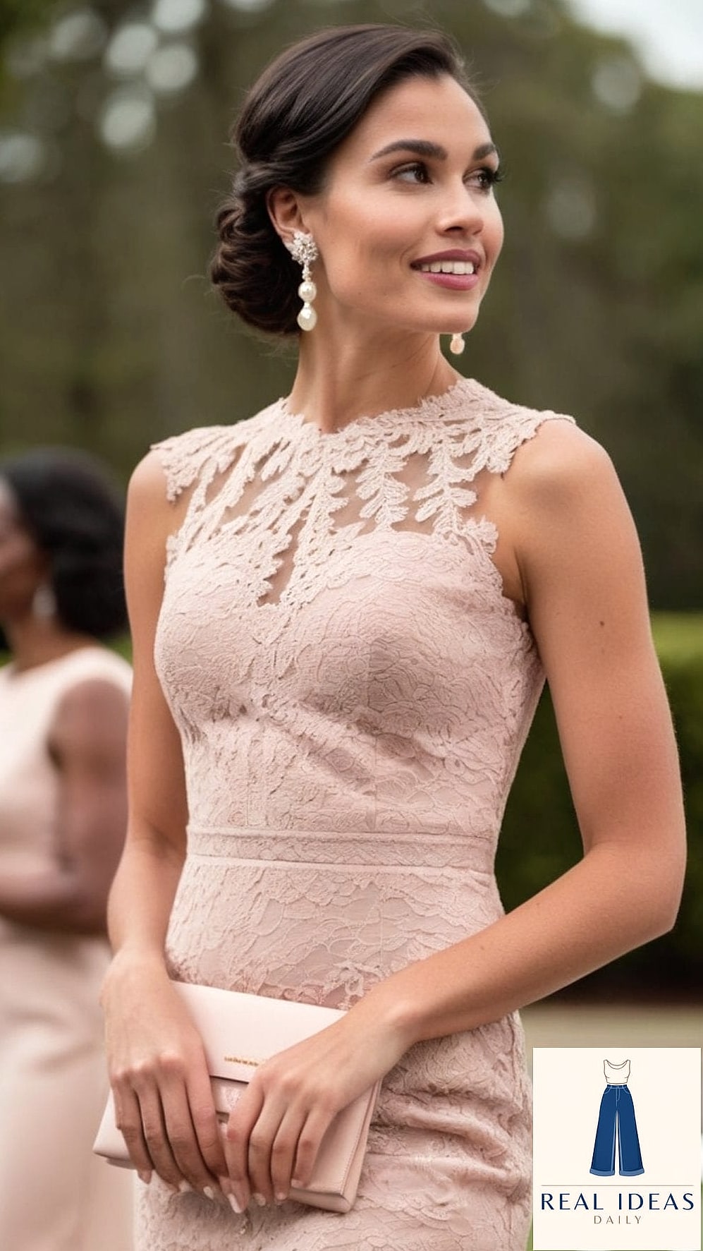 25 Graduation Dress Outfit That Are Absolutely Stunning 12 Lace Detail Midi Dress for a Vintage Touch