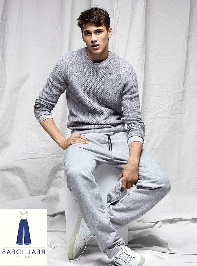 30 Grey Sweatpants Outfit You'll Want to Screenshot Immediately 28 Layered tees for a casual, textured look