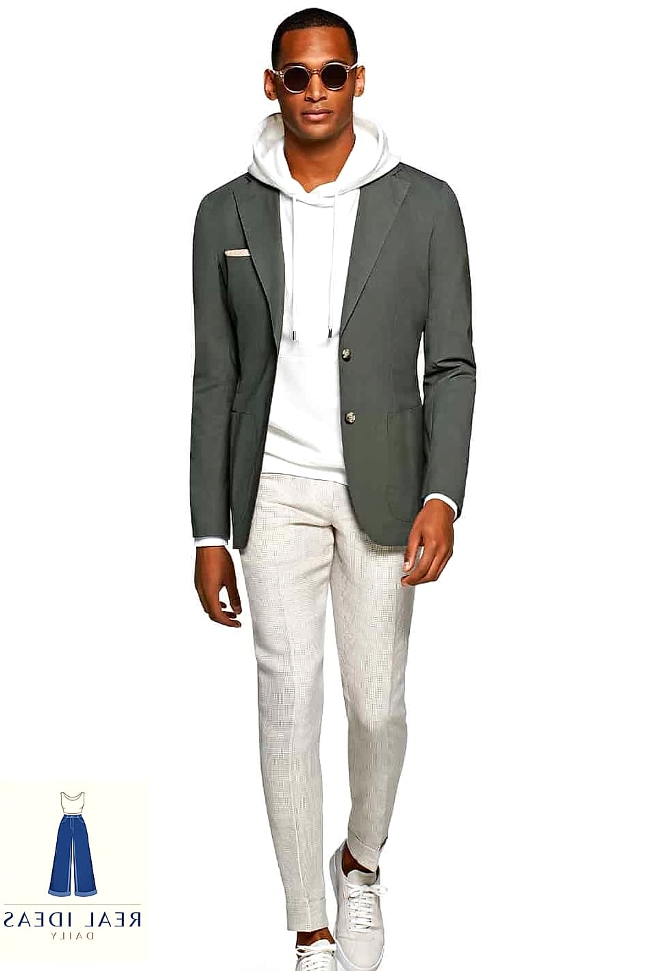 Layered Under a Blazer