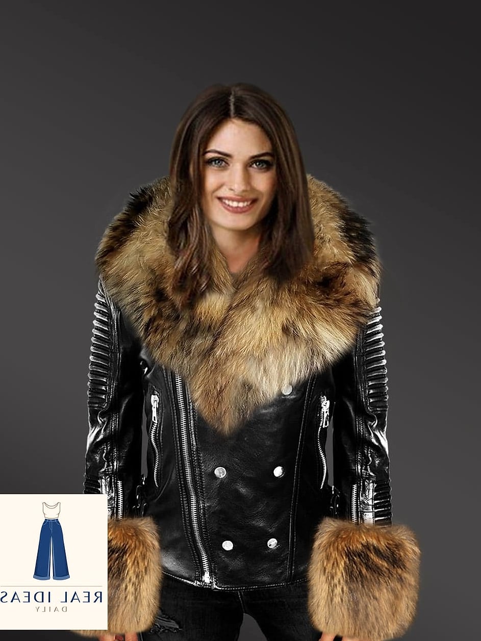 Leather Jacket and Fur-Lined Combat Boots