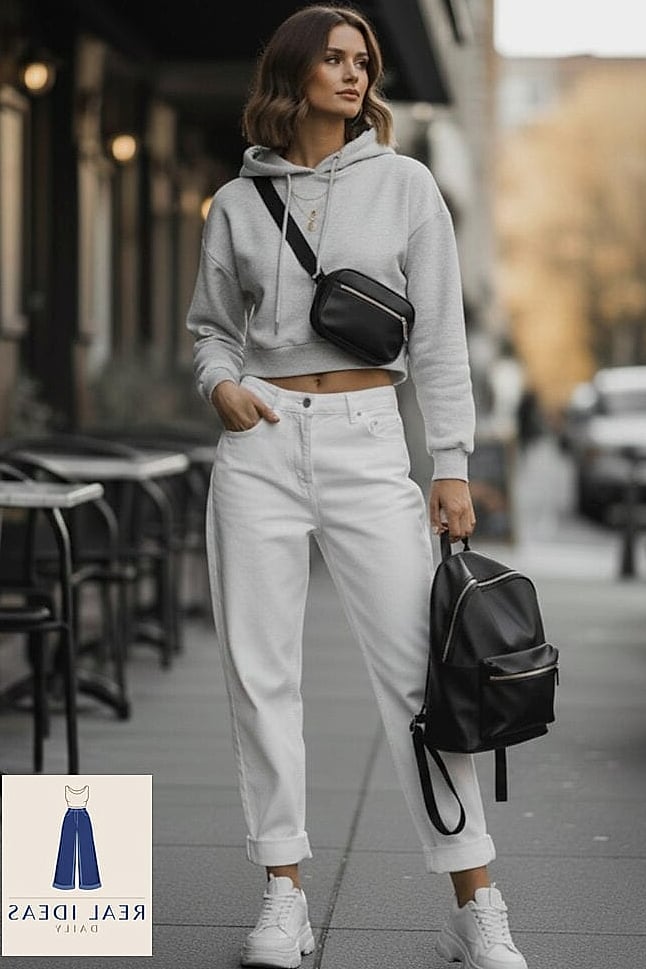 Mango Wide-Leg Baggy Jean