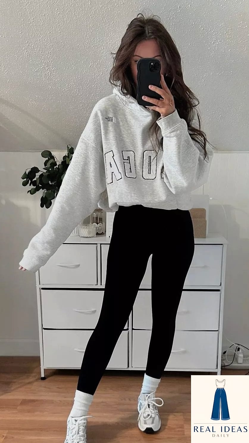 Matching Sweatshirt and Sweatpants Set, Dressed Up