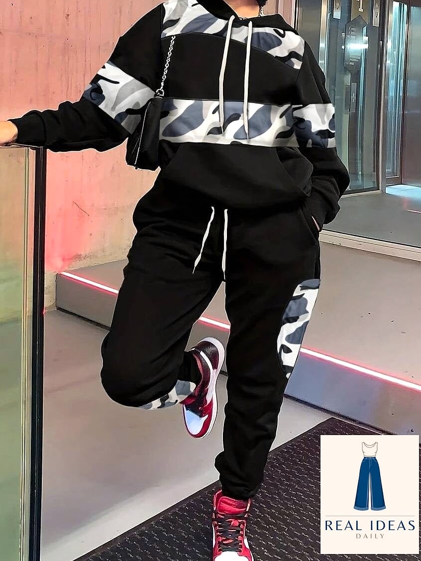 The Matching Zip Up Hoodie and Sweatpants Set