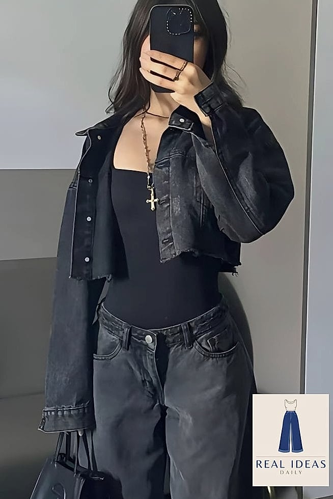 Mesh Top Layered for Edgy Texture