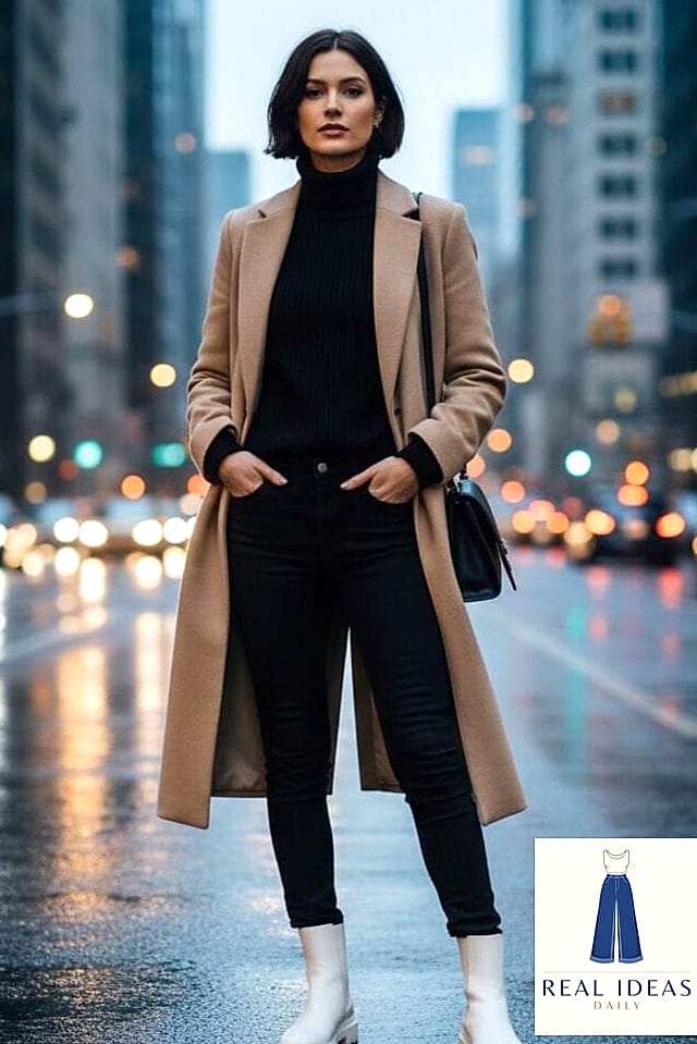 22 White Boots Outfit Worth Bookmarking Right Now 14 The Monochrome White Outfit (Boots Included)