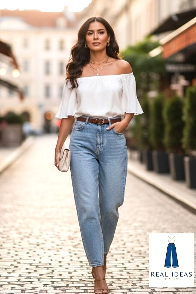 Off-The-Shoulder Top For A Flirty Touch