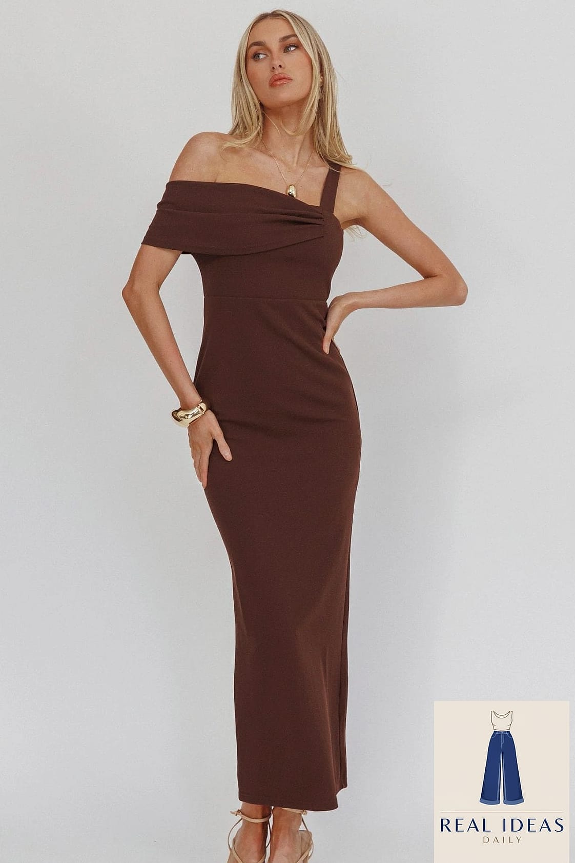 Off-Shoulder Maxi for Date Night