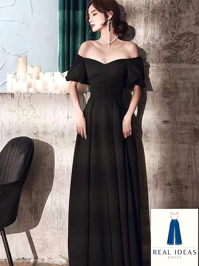 One-Shoulder Black Dress for a Modern Edge