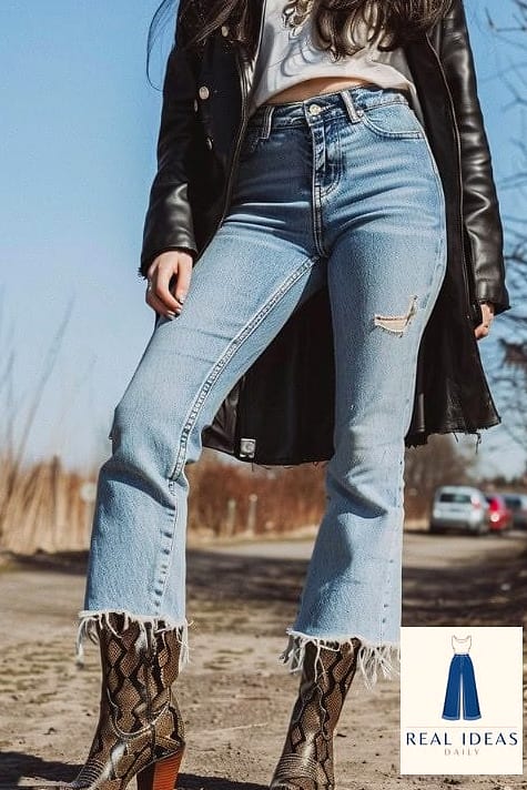 25 Cowgirl Boots Outfit That Are Breathtakingly Beautiful 20 Overalls with a Cropped Tee and Ankle Boots