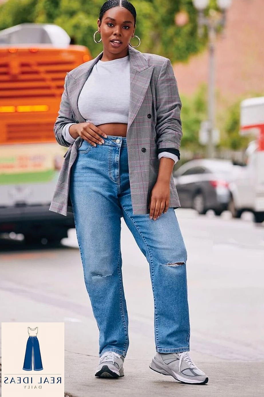 The Oversized Blazer and Baggy Jeans Combo