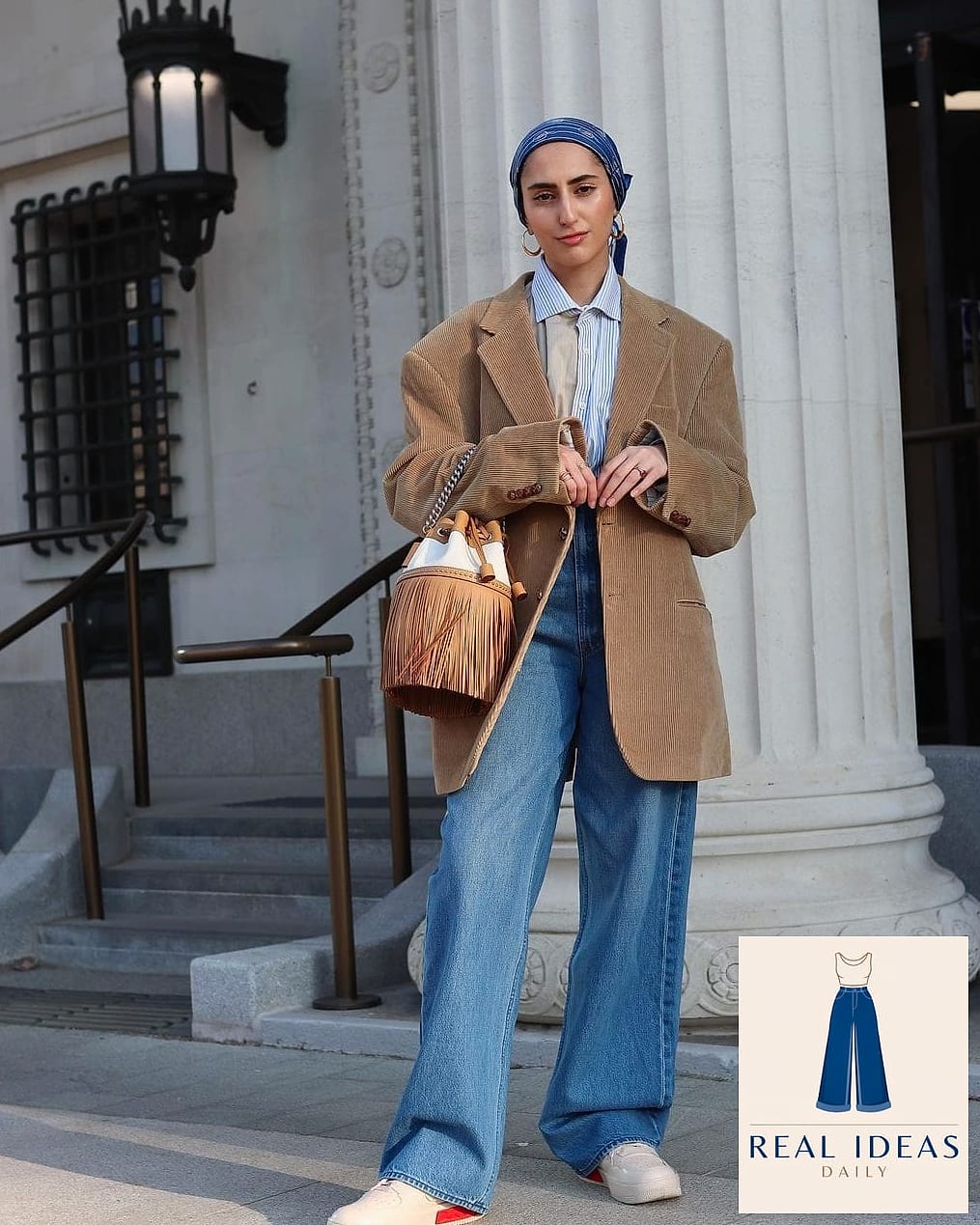 The Oversized Blazer and Baggy Denim Combo