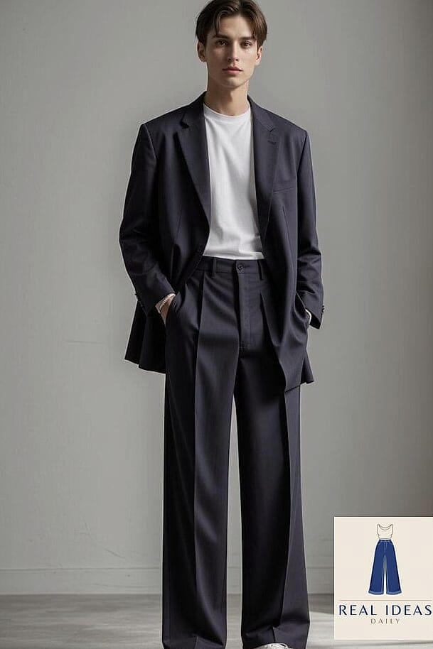 26 Wide Leg Sweatpants Outfit Every Style Lover Needs to See 3 Oversized Blazer Over a Tank