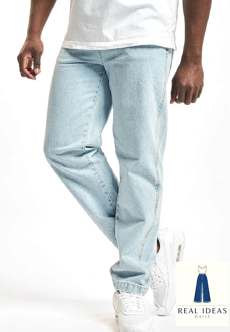 27 Light Blue Baggy Jeans Outfit That Every Stylist Needs to See 21 Oversized Button-Up Worn Open