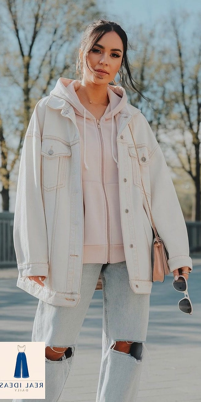 The Oversized Hoodie and Bike Shorts Combo