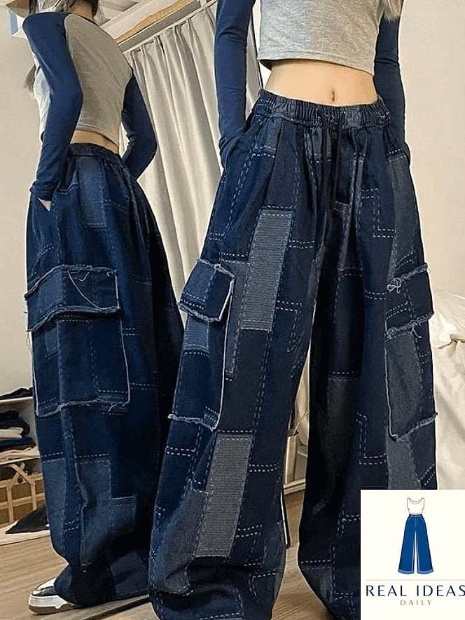 22 Baggy Jeans Outfit Women Worth Pinning Immediately 16 Plaid Flannel Layered Over Baggy Jeans
