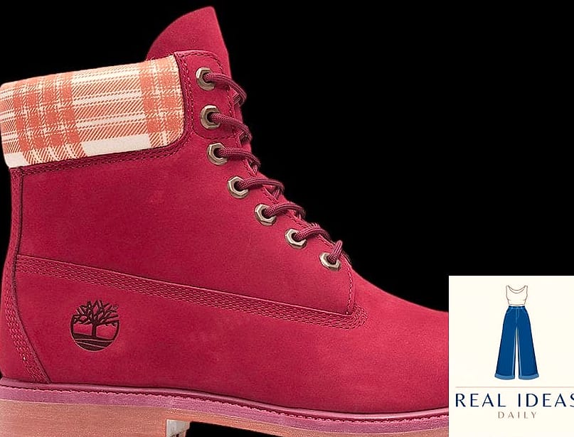 30 Timberland Boots Outfit Women That Are Breathtakingly Beautiful 8 Plaid Flannel and Biker Shorts