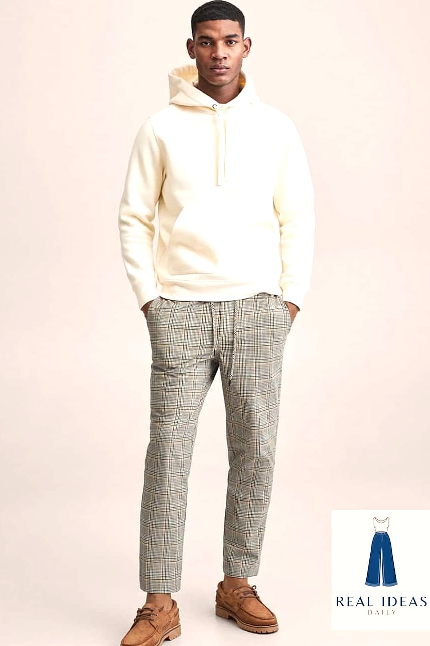 With Plaid Pants