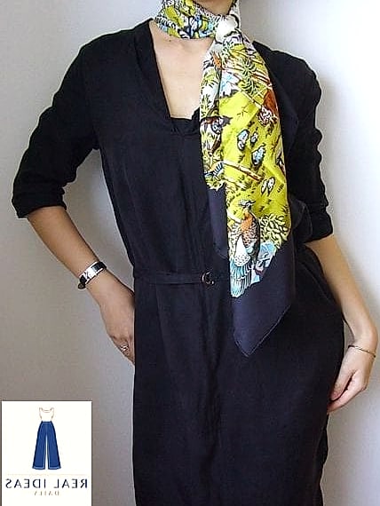Plaid Scarf for Cozy Contrast