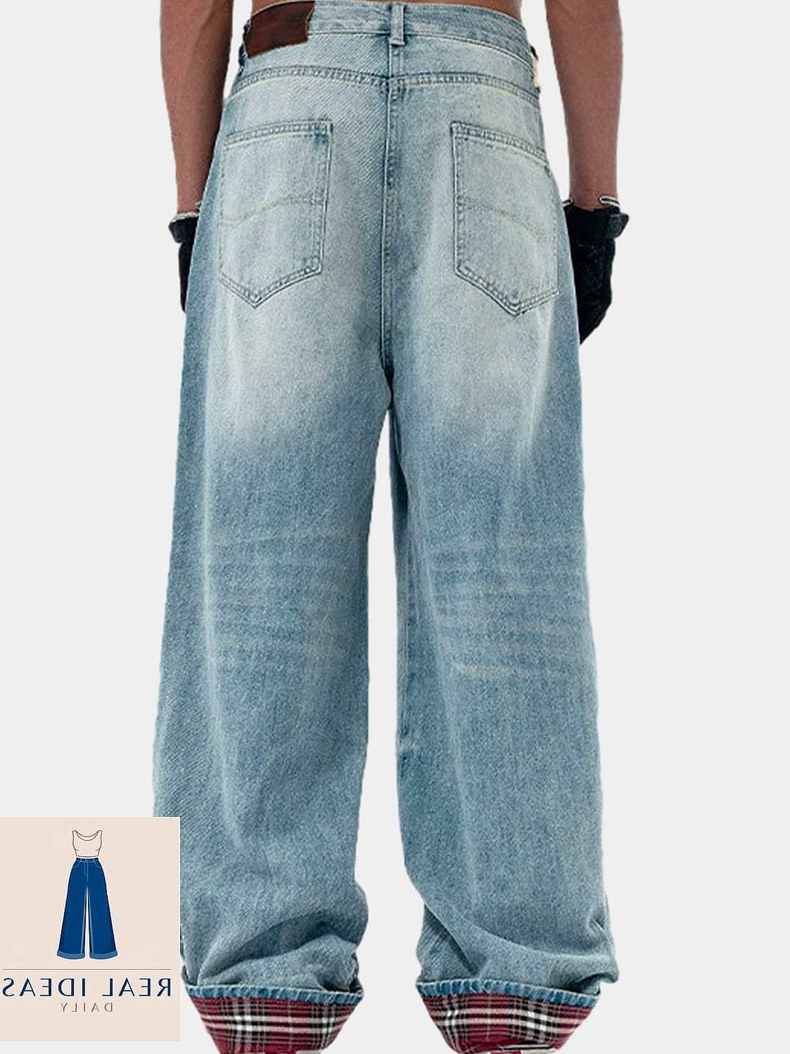 29 Baggy Jeans Outfit That Will Transform Your Look 18 Plaid Shirt & Baggy Jeans for Cozy Autumn Style