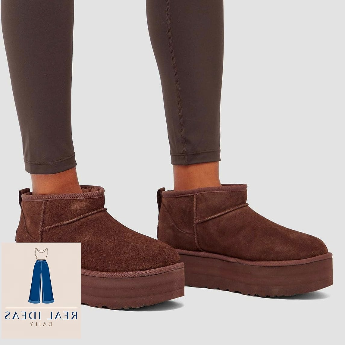 24 Boots Outfit For Women That Are Trending Right Now 9 Platform Boots with a Mini Skirt