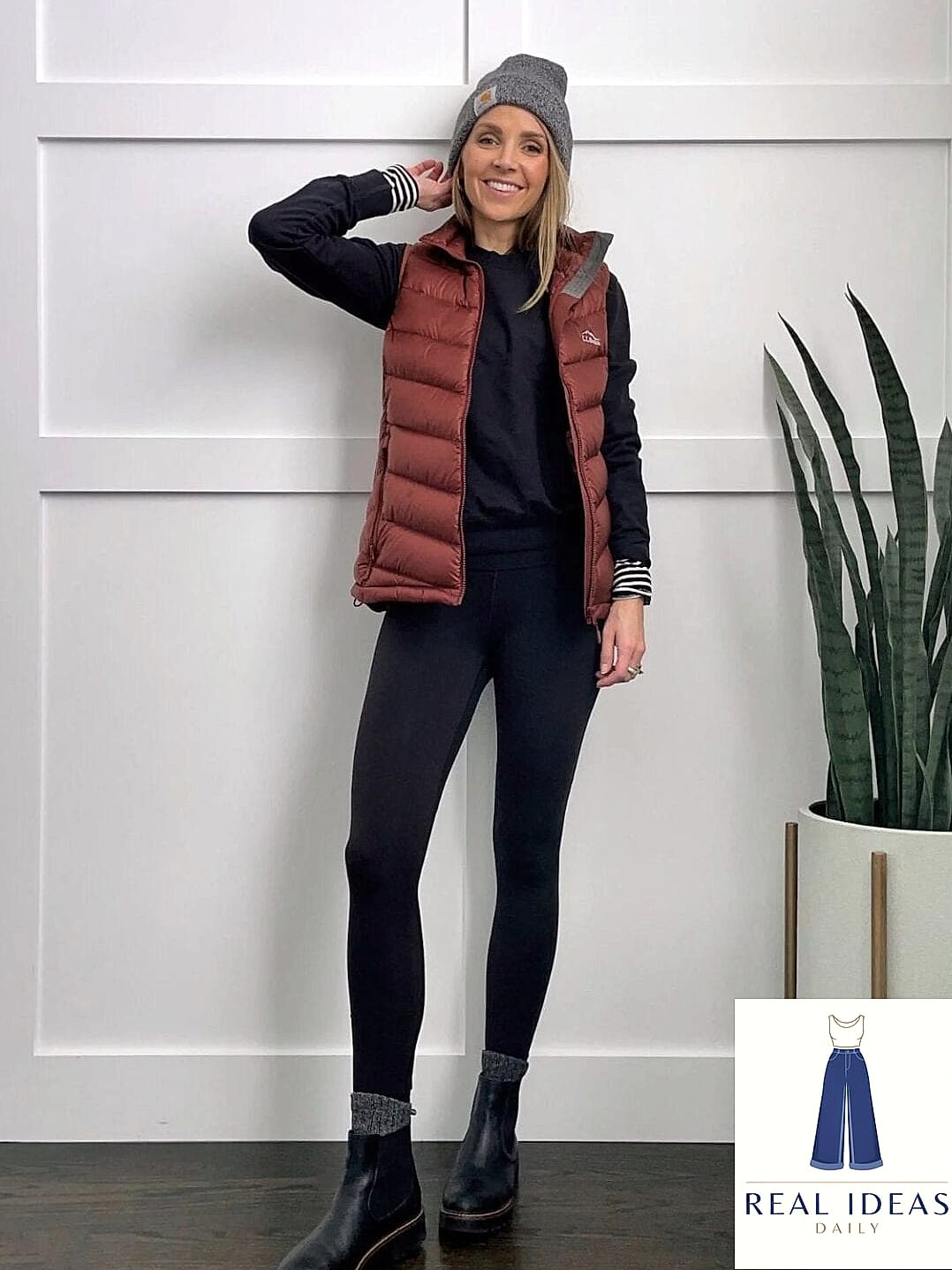 25 Cowgirl Boots Outfit That Are Breathtakingly Beautiful 22 Puffer Vest, Turtleneck, and Cowgirl Boots for Outdoor Days