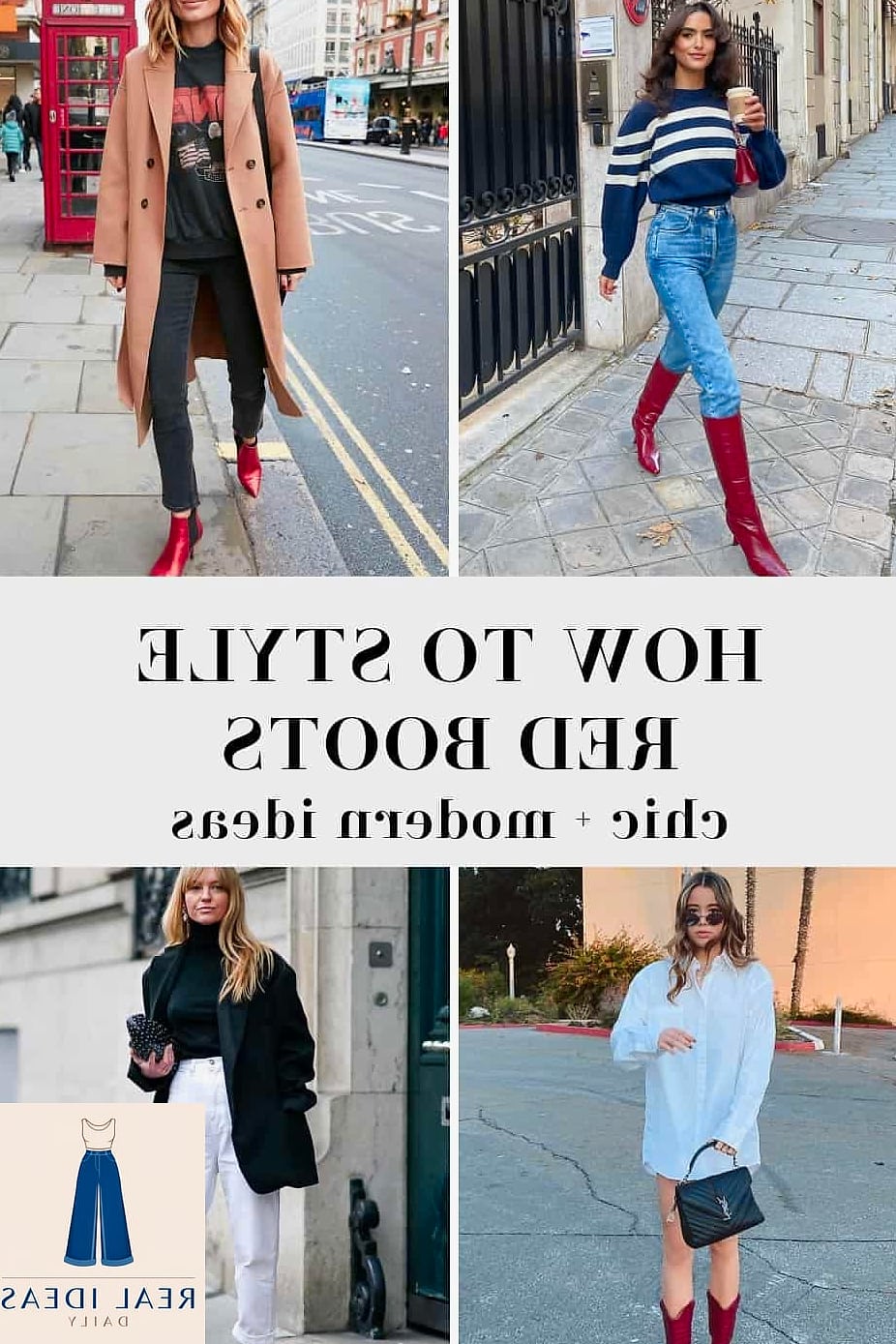 21 Red Boots Outfit Every Woman Needs to See 11 Red Boots With Flare Jeans