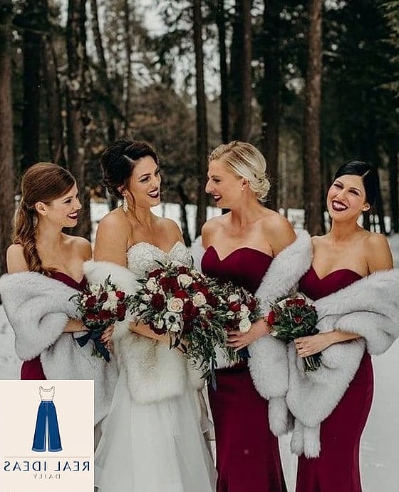 27 Red Dress Outfit That Are Trending Right Now 8 Red Dress Styled for a Winter Wedding Guest Look