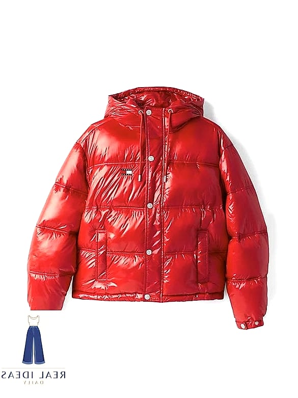 Red Hoodie Under a Puffer Vest