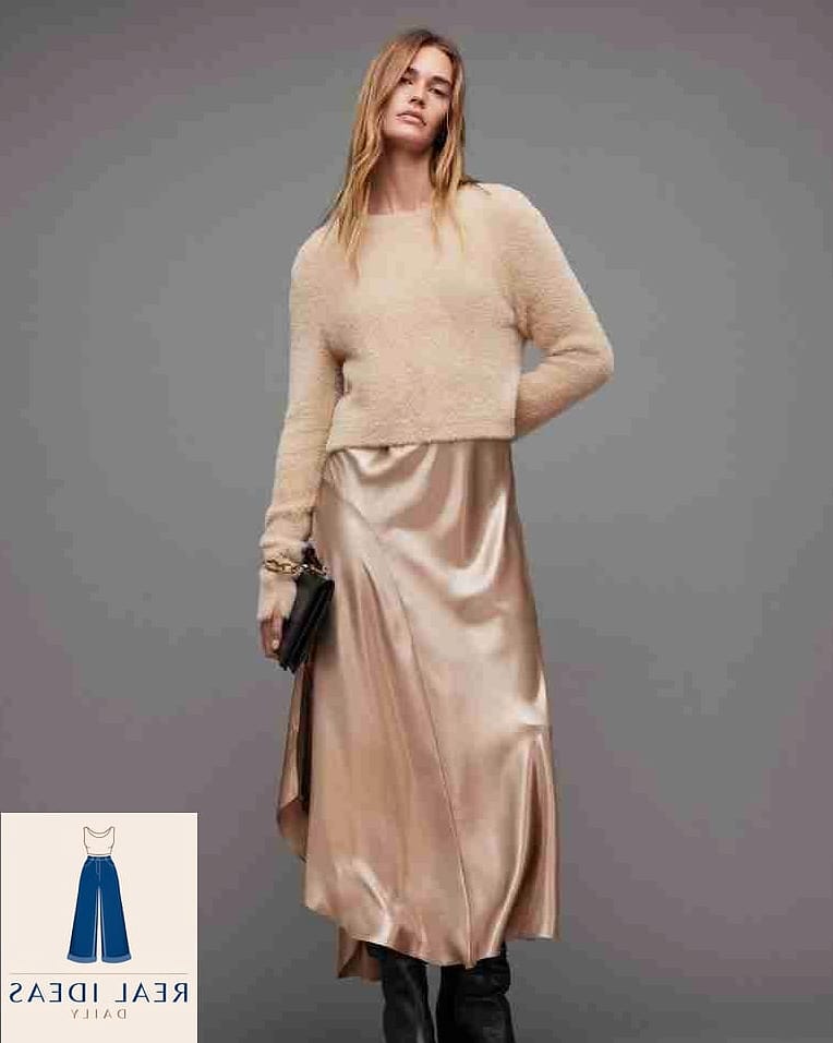 29 Winter Dress Outfit That Are Dreamy and So Inspiring 20 Satin Slip Dress for New Year's Eve