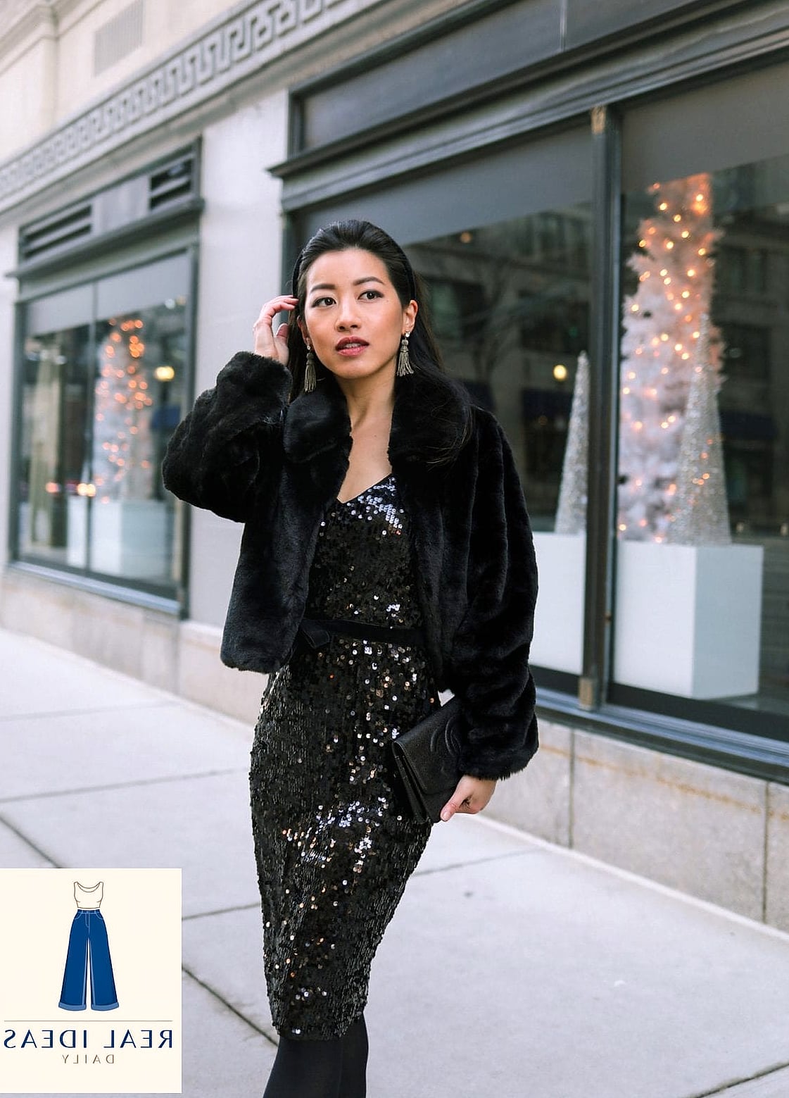 29 Winter Dress Outfit That Are Dreamy and So Inspiring 27 Sequin Dress for New Year's Sparkle