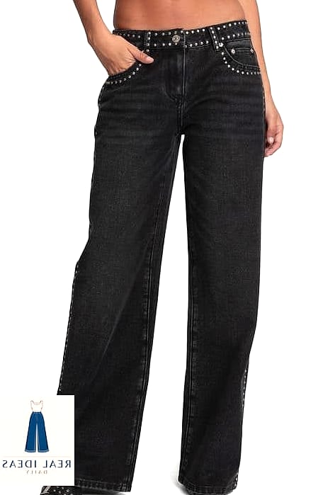 23 Black Baggy Jeans Outfit That Are Dreamy and So Inspiring 18 Sequin or Metallic Top for Going Out