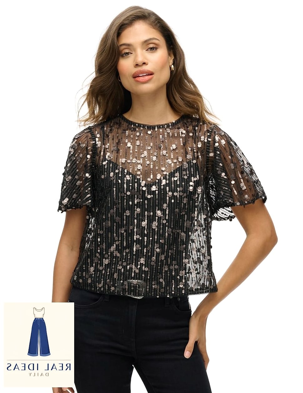 Sequin Top for a Night-Out Statement