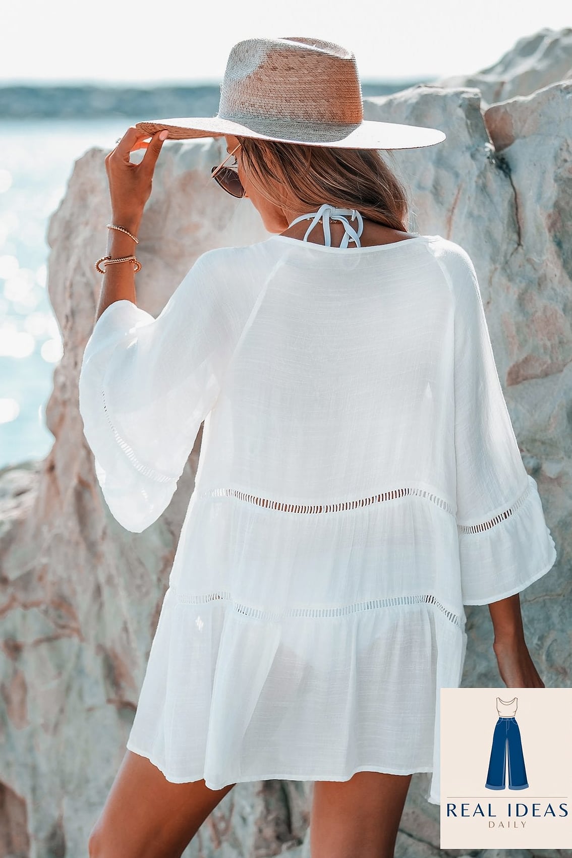 Shirt Dress as a Beach Cover-Up