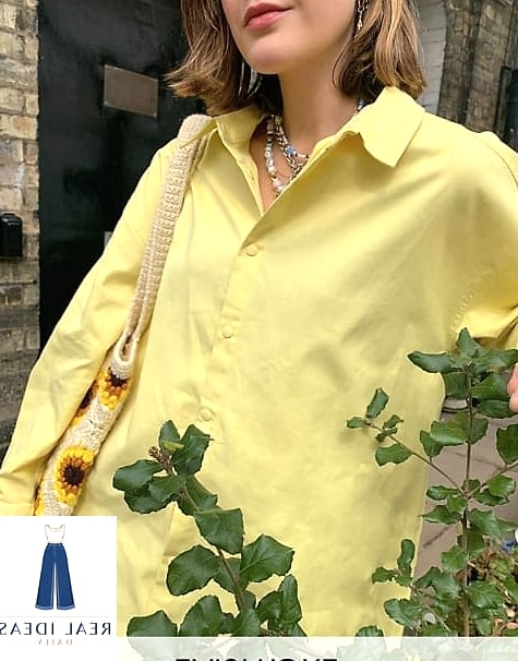 Shirt Dress and Bucket Hat for Weekend Errands