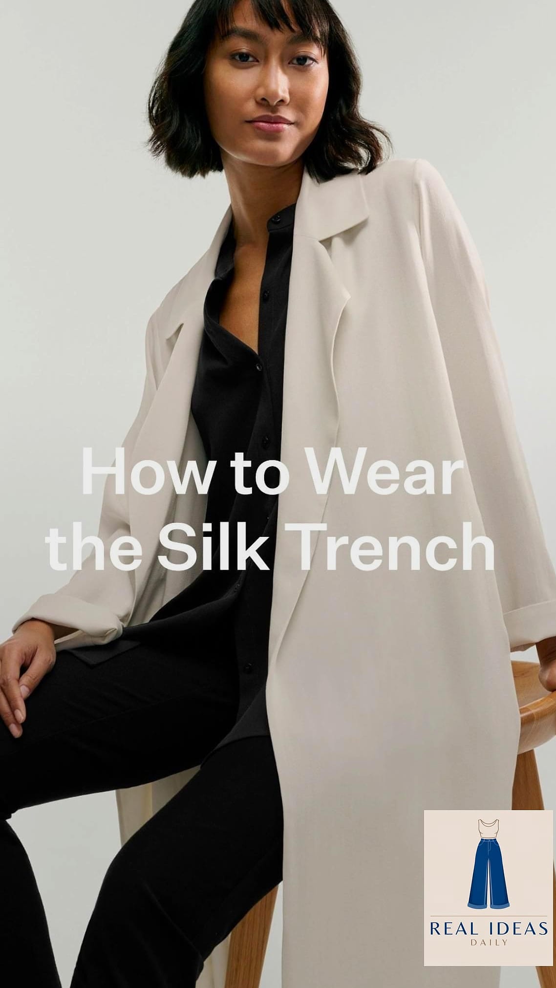 21 Silk Dress Outfit Worth Bookmarking Right Now 10 Silk Dress Under a Trench Coat